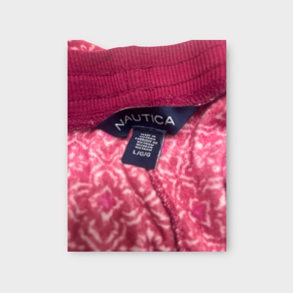 Nautica 2-pc Fleece Velour like pajama set-Large - Picture 5 of 7